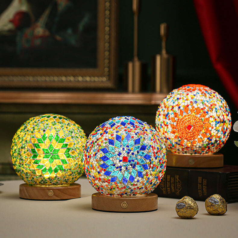 Modern Lamp with Boho Elements | Decorative Accent Table Lamp