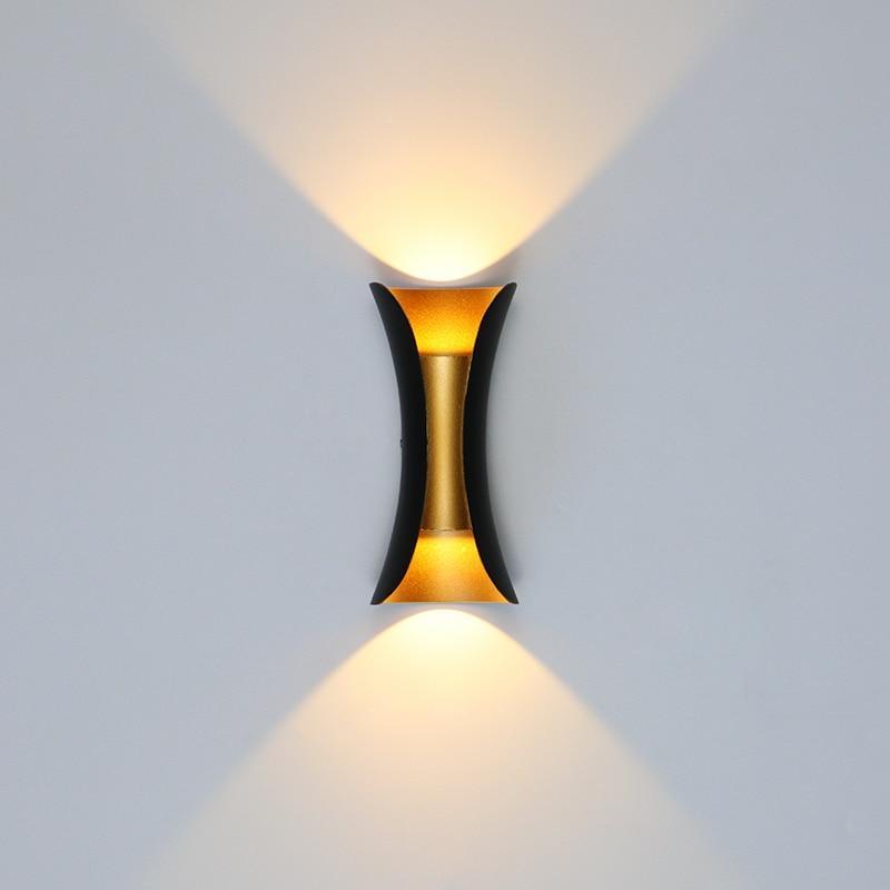 Curved Exterior Wall Light – LED Outdoor Fixture