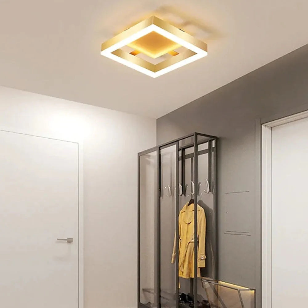 Gold Finish Recessed LED Ceiling Fixtures – Modern Style