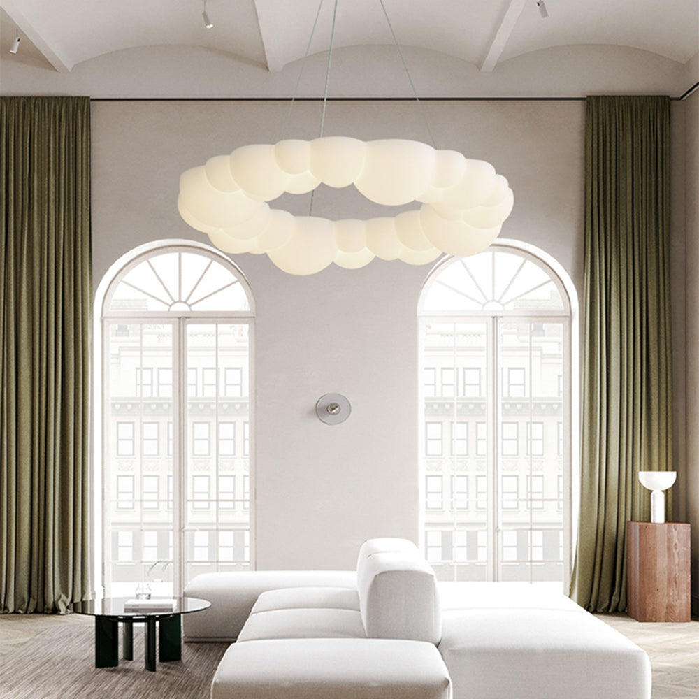 Stylish Cloud Ceiling Light – Soft Curves, Modern Home Décor Accent