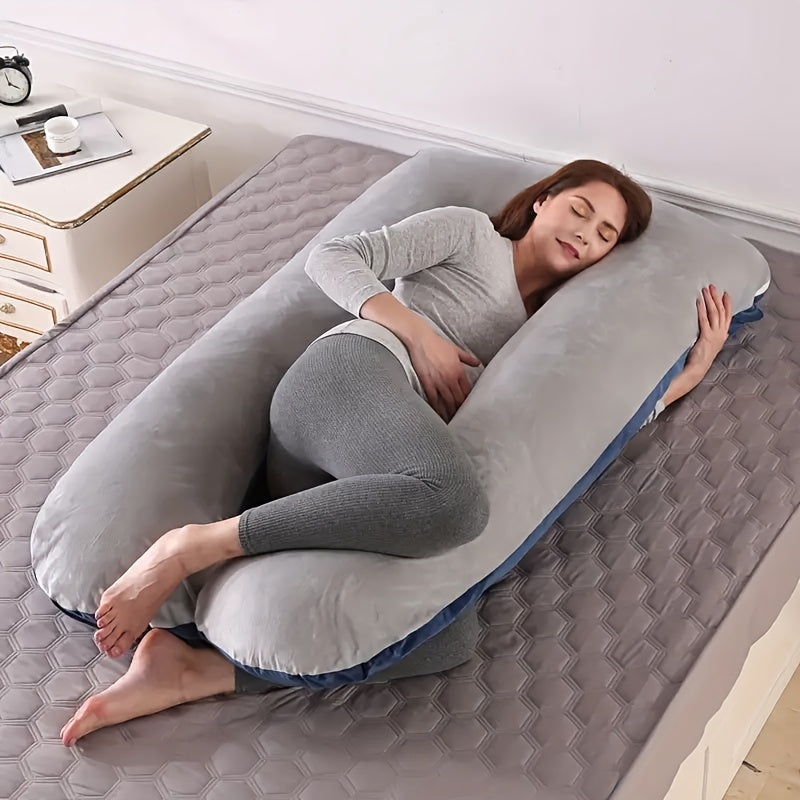 Full Body Pregnancy Support Pillow - U-Shaped Design