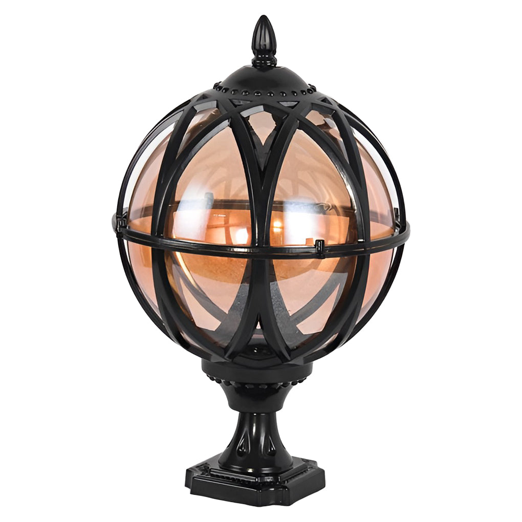 Vintage Outdoor Wall Lantern – Classic Glass & Metal Light for Porch