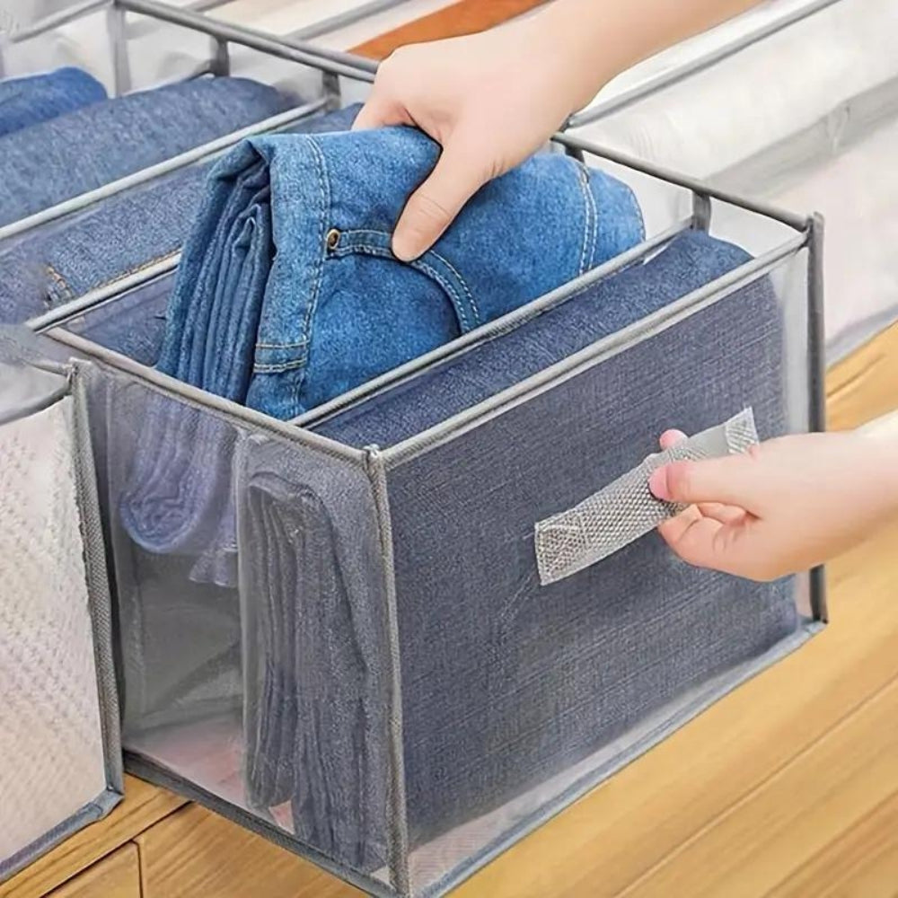 Multi-Section Wardrobe Organizer – Foldable
