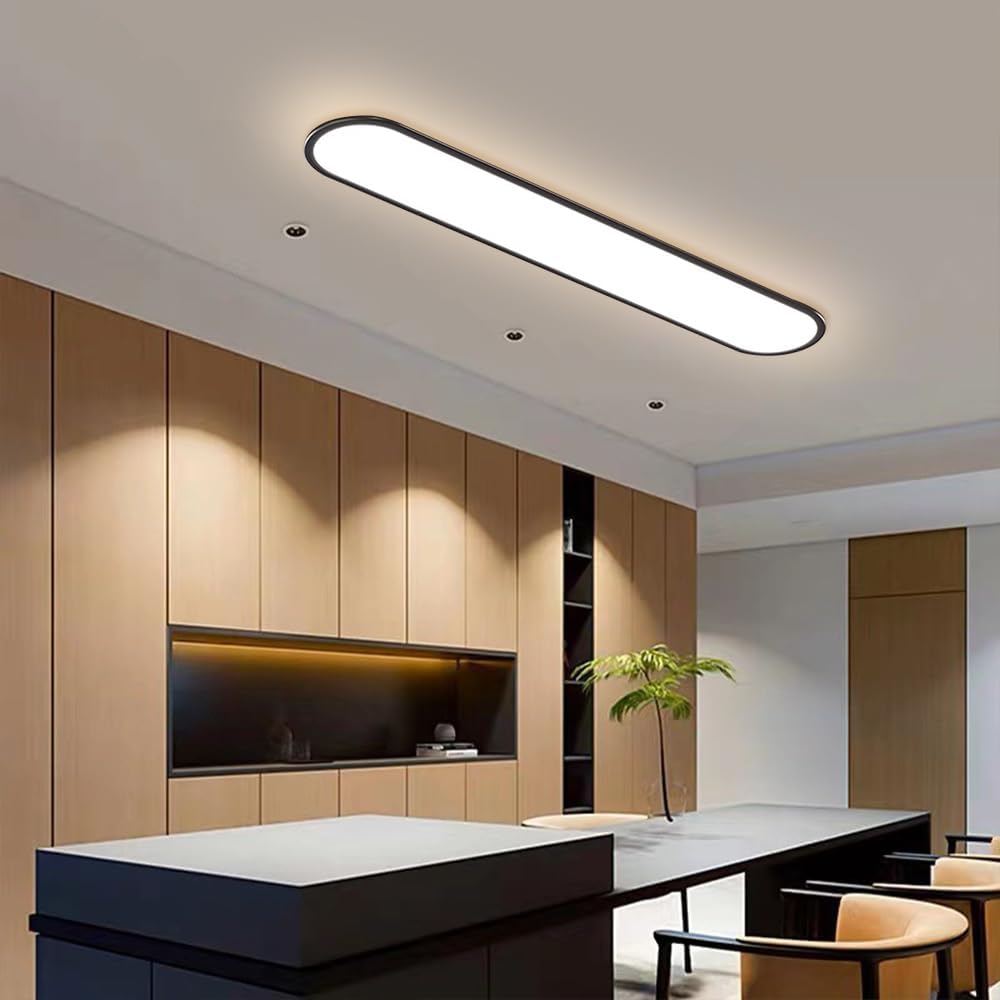Contemporary Slim Oval Ceiling Light –  Sleek & Modern Lighting Fixture