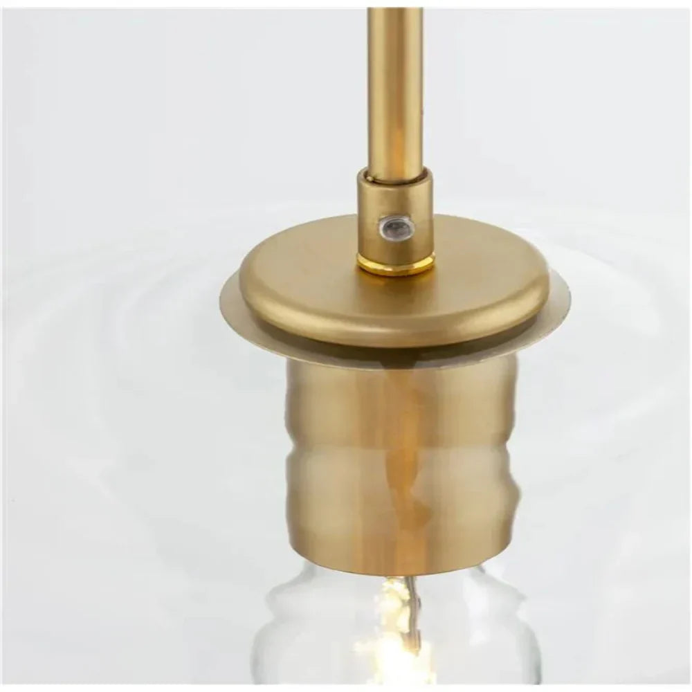 Diamond Shape Pendant Lamp – Modern Glass Shade with Metal Base