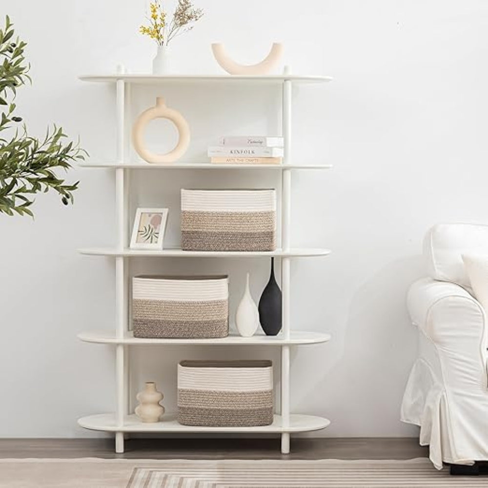 Soft Woven Cotton Rope Basket | Durable Storage Basket