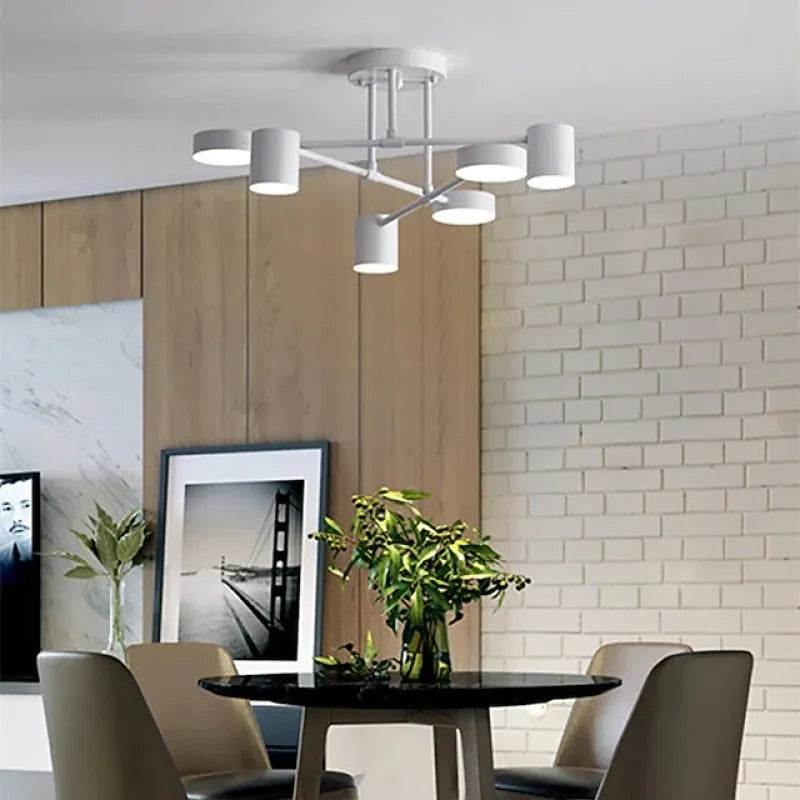 Six-Spot LED Ceiling Light – Modern & Adjustable