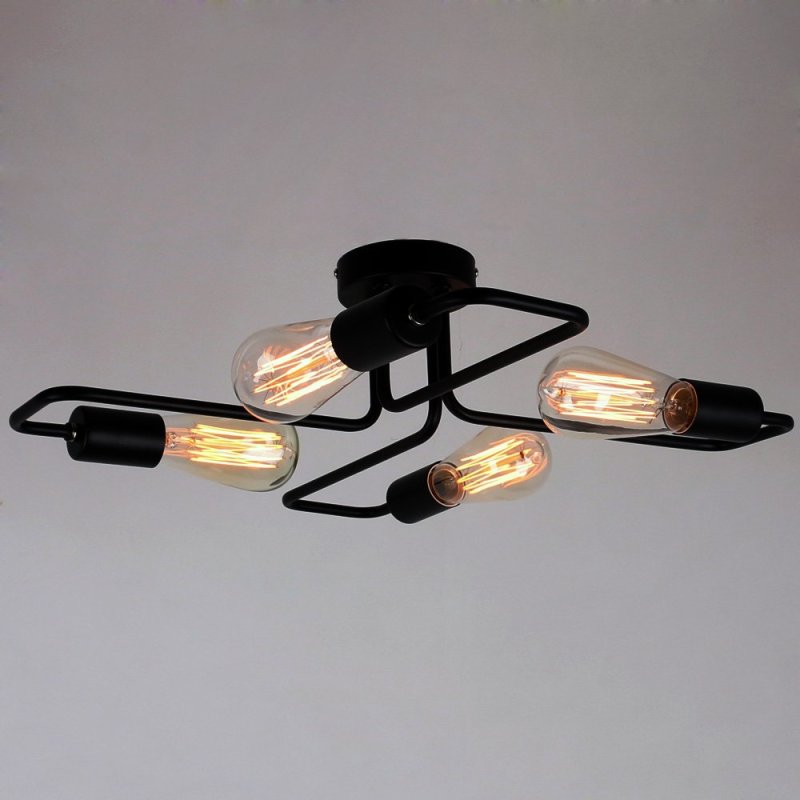 Multi-Bulb LED Flush Mount Ceiling Light – Sleek Indoor Fixture