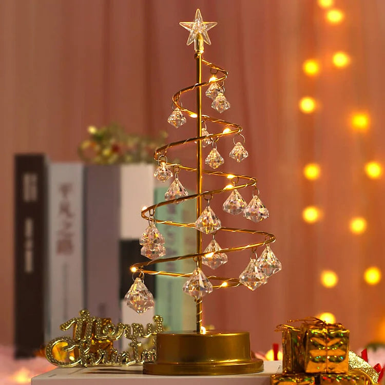 Spiral LED Christmas Tree Table Lamp | Chrismas Lighting
