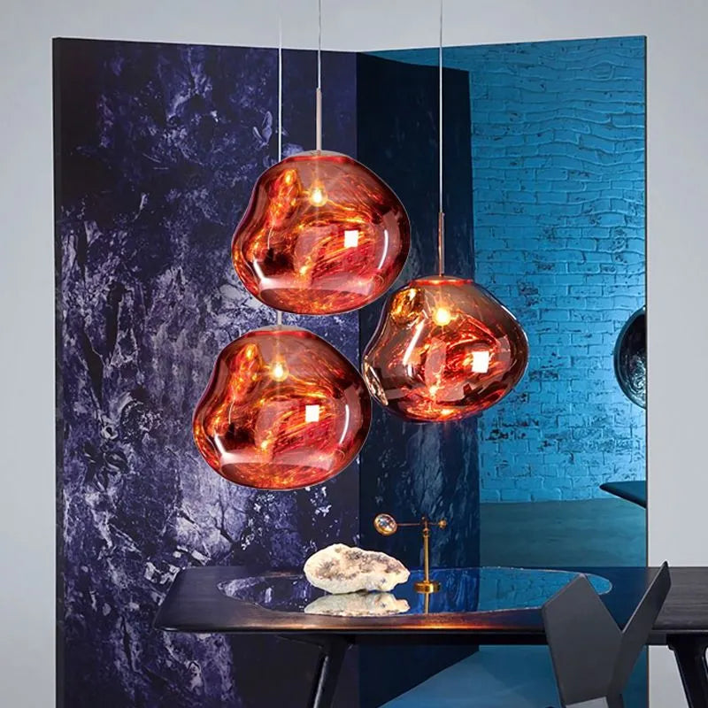 Melt-Style LED Pendant Light – Modern Indoor Ceiling Fixture