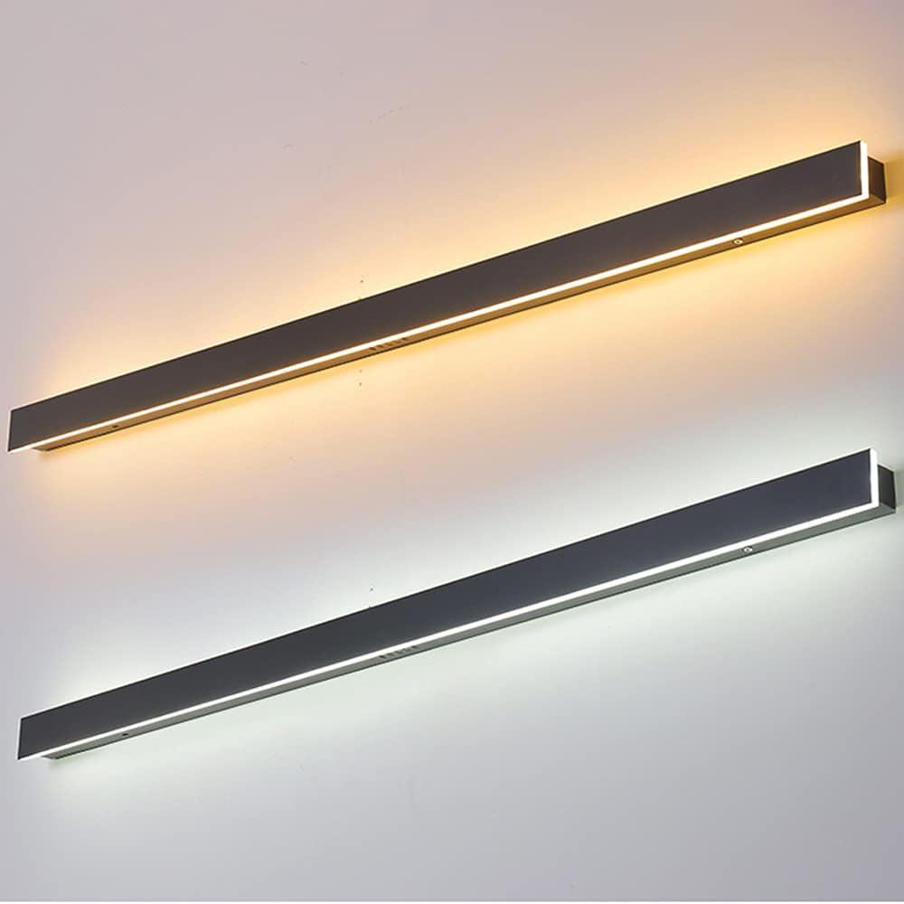 Outdoor Metal LED Linear Wall Lamp – IP65 Exterior Light