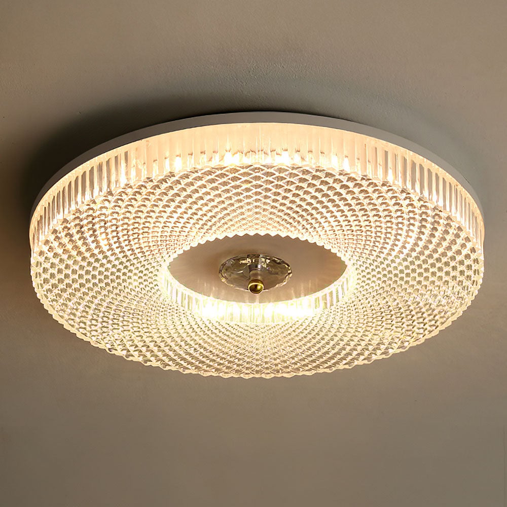 Ultra-Slim LED Ceiling Light | Copper Round Recessed Fixture