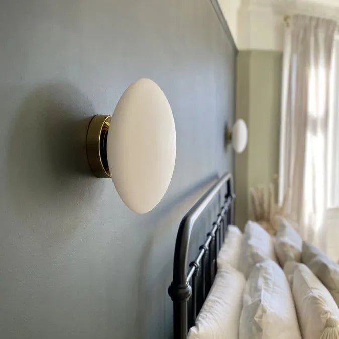 Modern Globe Vanity Wall Lamp – Metal and Glass LED Fixture