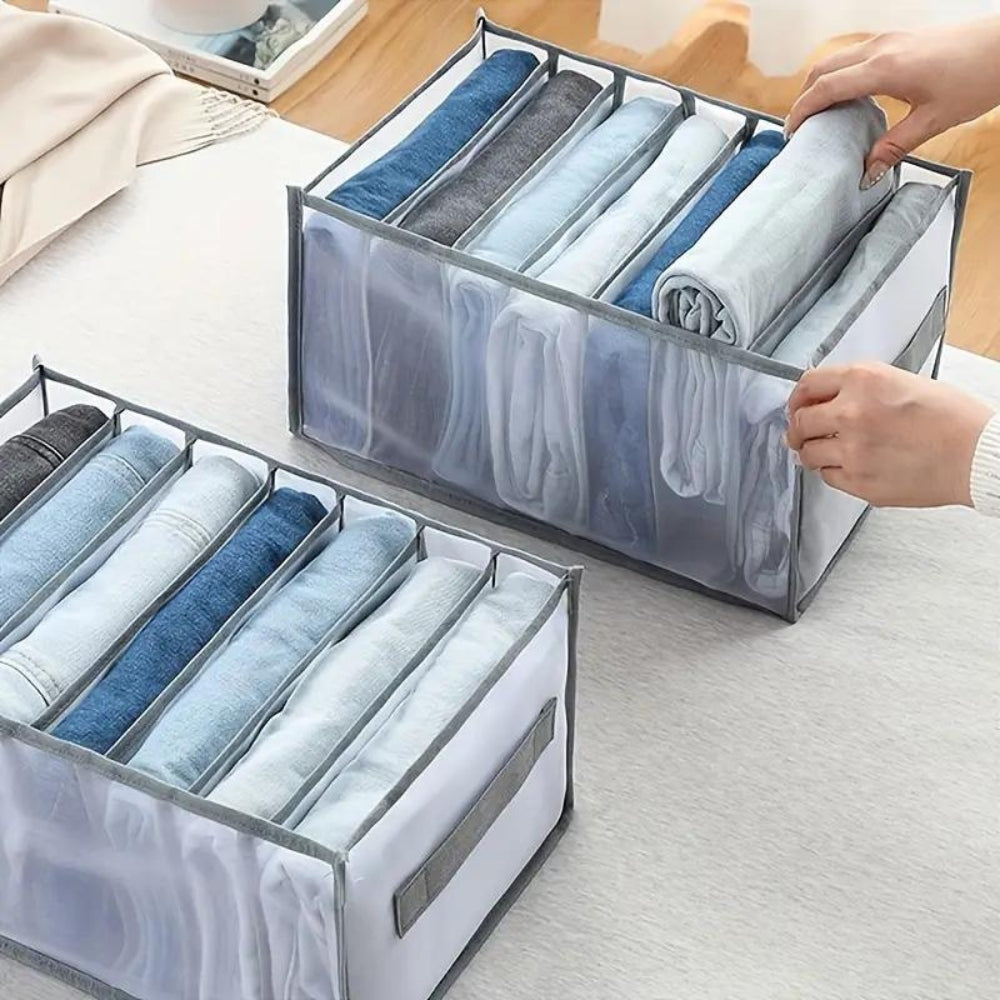 Multi-Section Wardrobe Organizer – Foldable