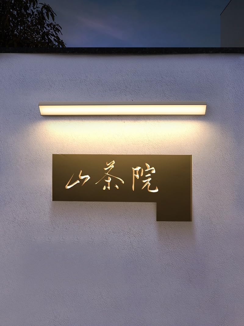 Modern Outdoor Wall Light – Linear-Shaped LED Fixture , IP65 Rated