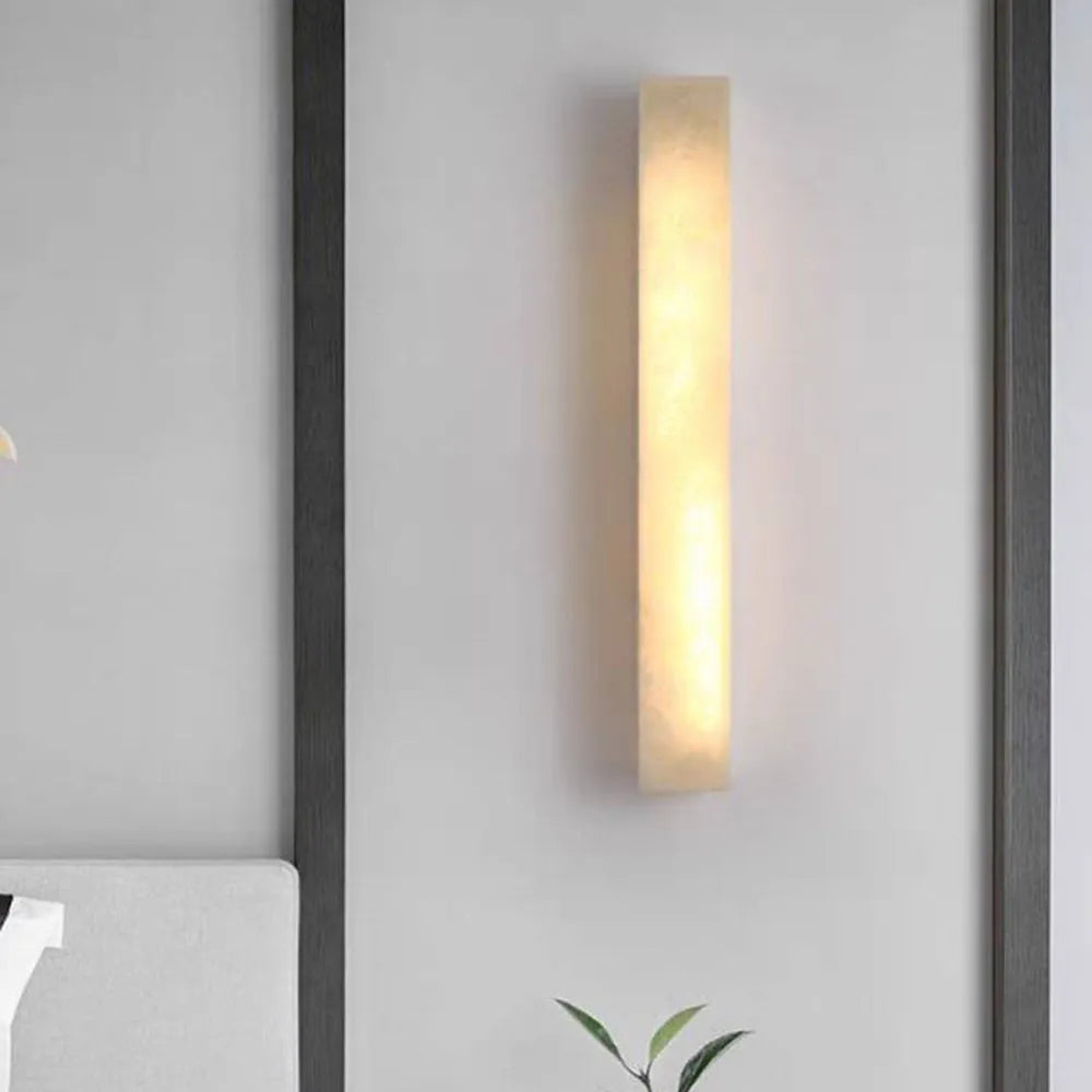 Modern Rectangular Outdoor Wall Lamp – Sleek White Metal Lighting