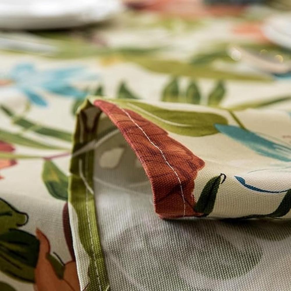 Fresh Monstera Leaves Tablecloth | Tropical Elegance Tablecloth