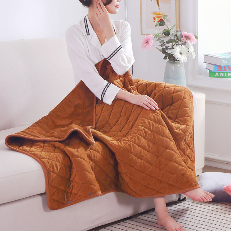 USB Portable Heated Blanket | Smooth Cozy Wrap | 3 Heat Settings