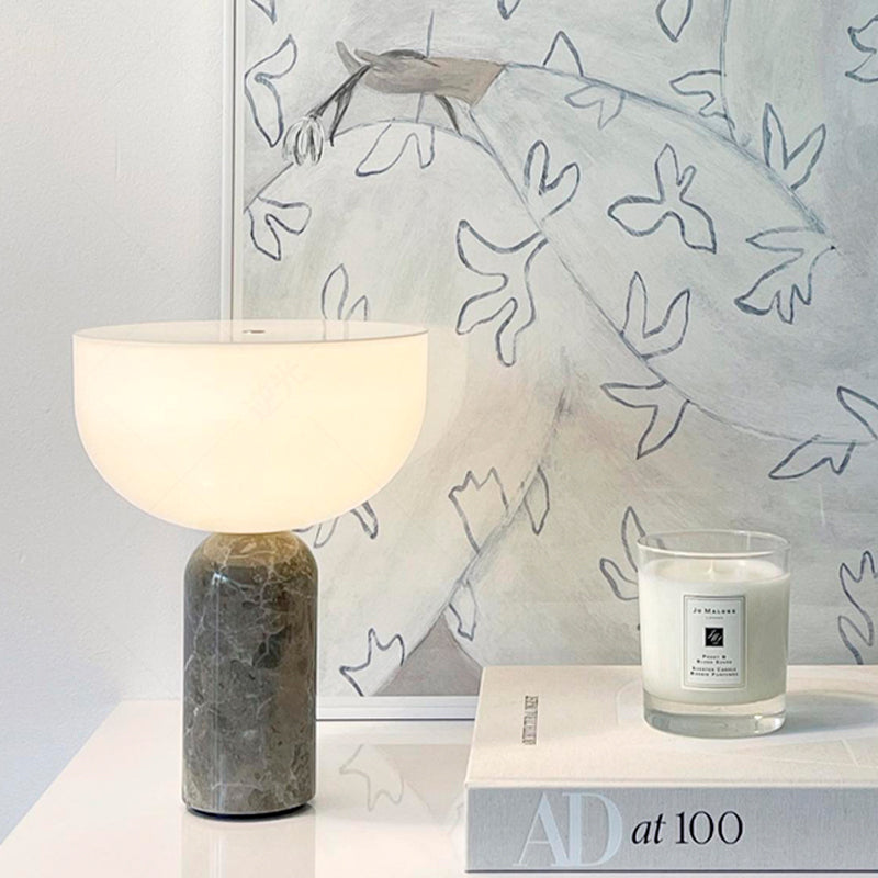 Modern Semi-Round LED Table Lamp