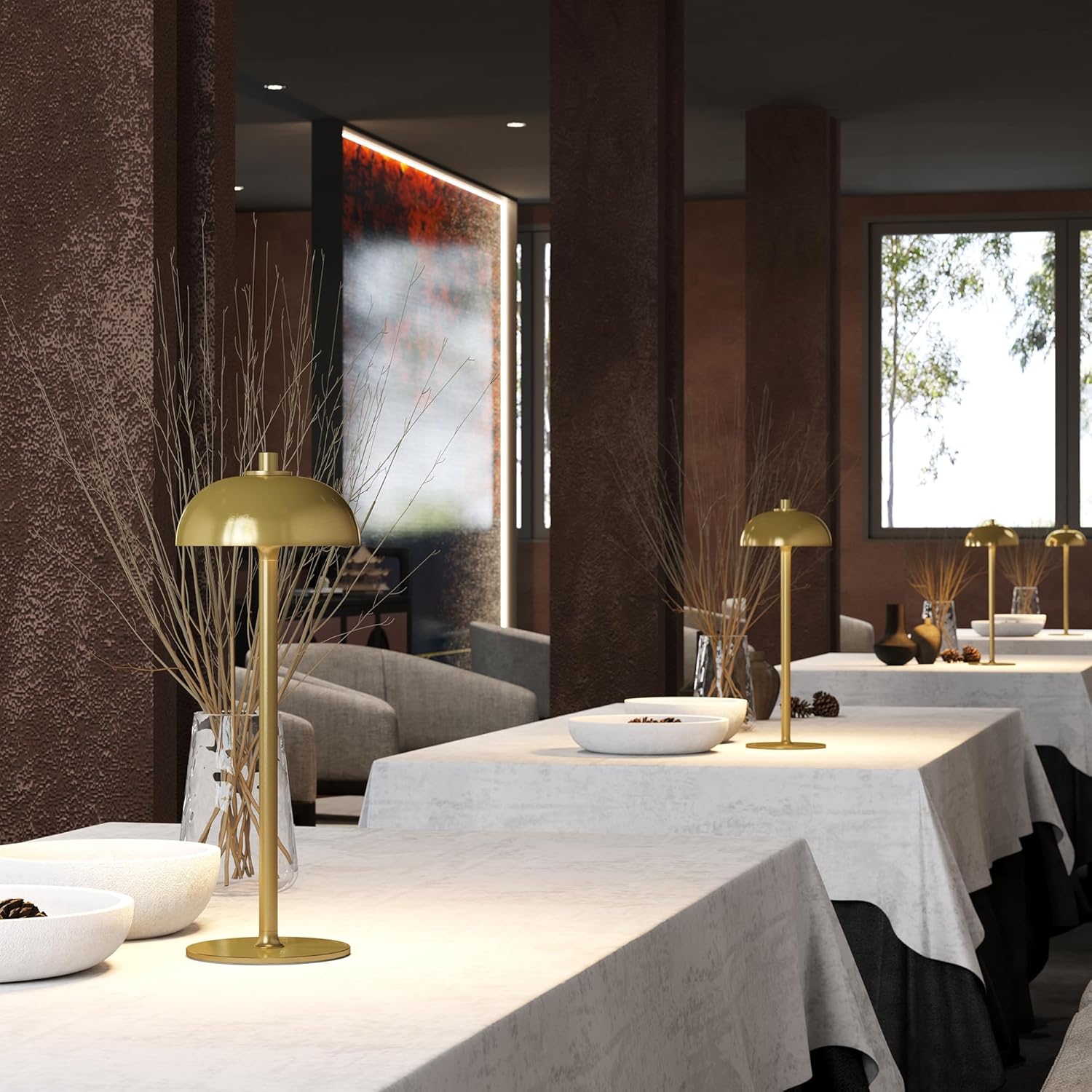 Modern Rechargeable Wireless Table Lamp – Touch Control & Adjustable Brightness