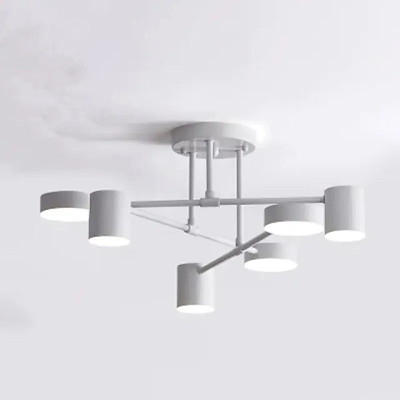 Six-Spot LED Ceiling Light – Modern & Adjustable
