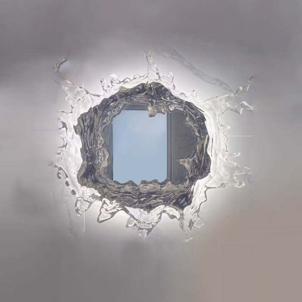 Stylish Water Ripple Wall Sconce – Indoor LED Bathroom Lighting Fixture