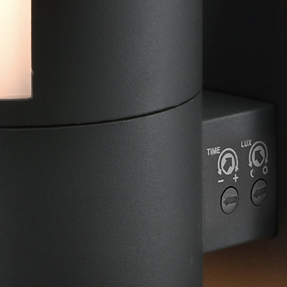 Modern Cylindrical Outdoor Wall Lamp – Rotatable Metal Lamp