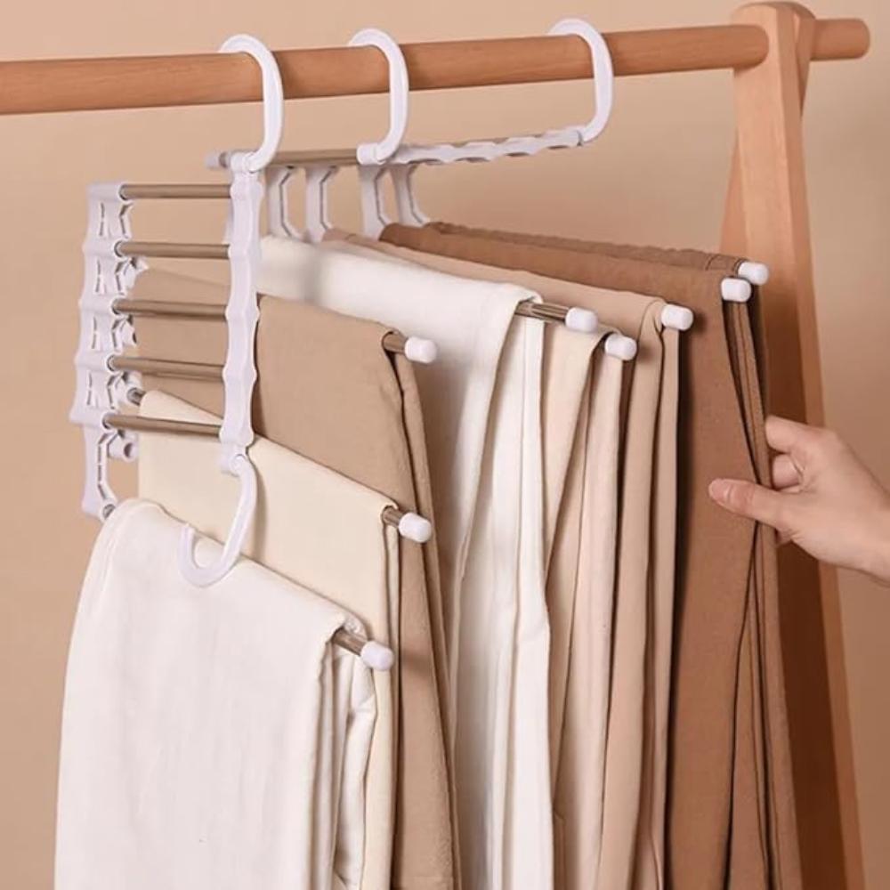 Foldable Stainless Pants Rack | Trousers Organizer