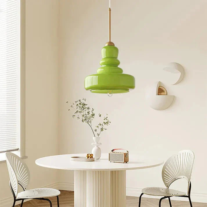 Bauhaus Glass Pendant Light | Vintage