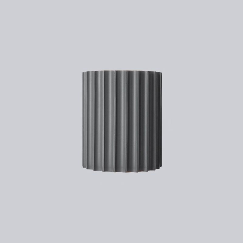 Colourful Resin Wall Light – Contemporary Half-Round Design