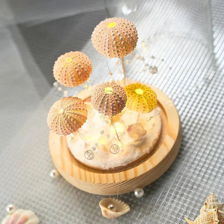 Creative DIY Sea Urchin Light
