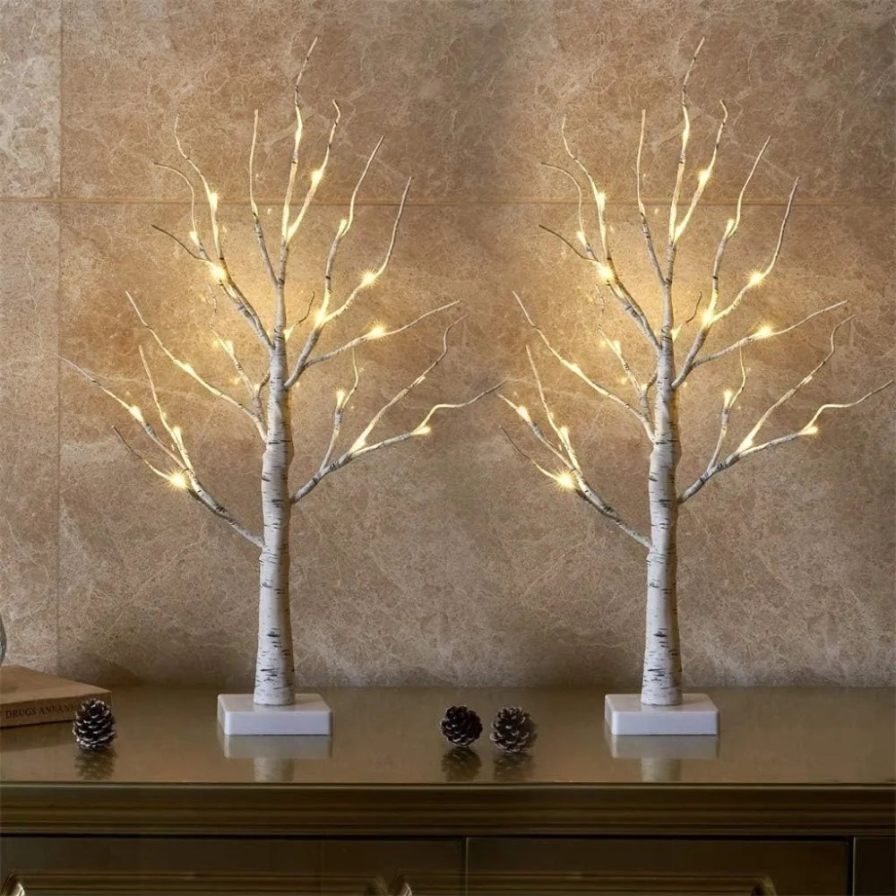 Birch Tree Light Decor – LED Christmas Lighting