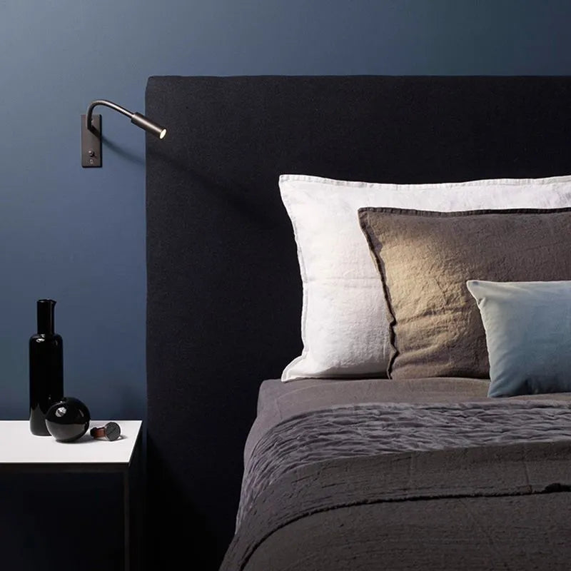 Minimalist Reading Spotlight Wall Lamp - Adjustable Spotlight Head
