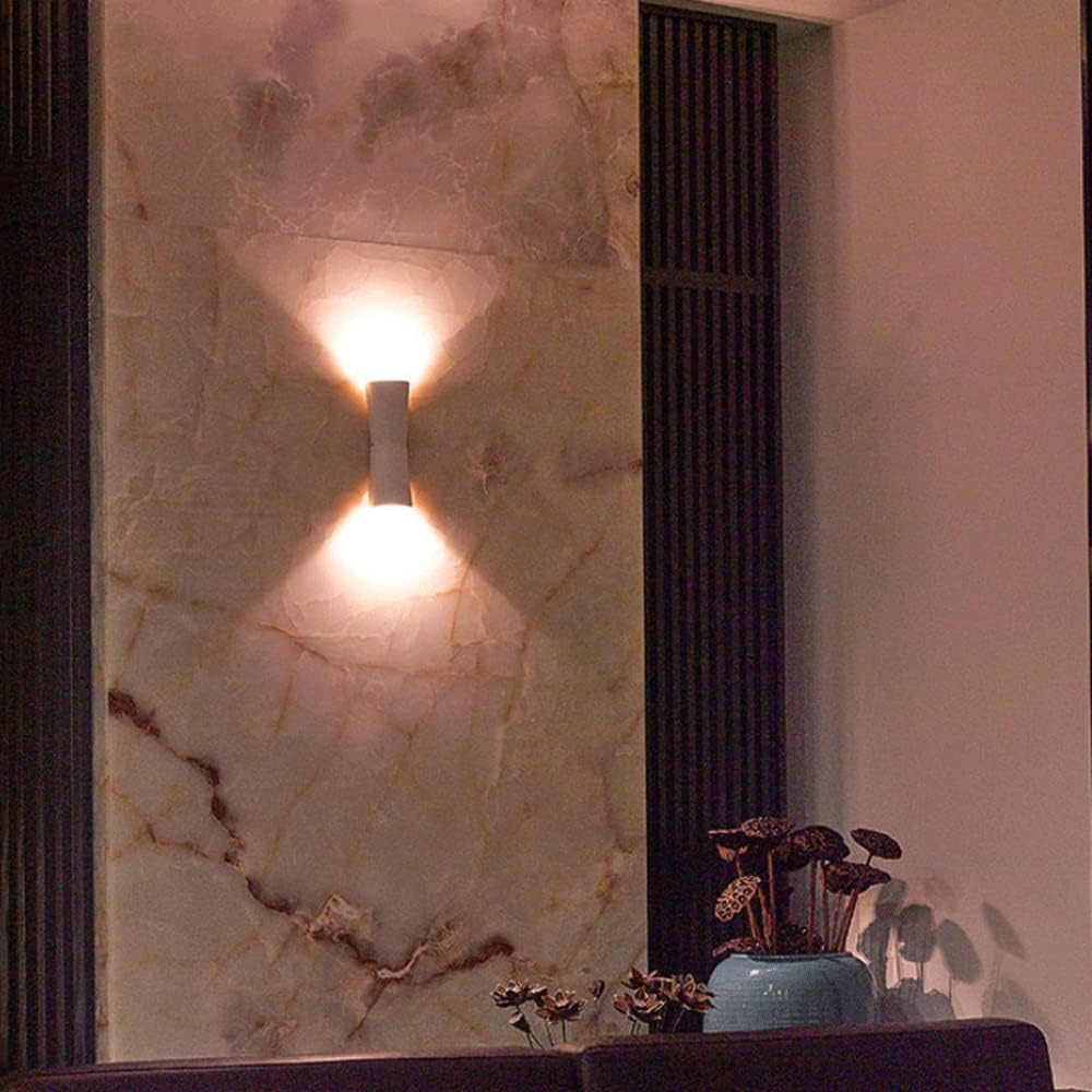 Minimalist Torch Outdoor Wall Lamp – Weatherproof Metal Light