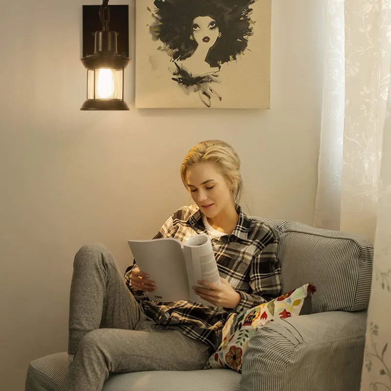 Industrial Indoor Wall Light – Vintage Style Sconce