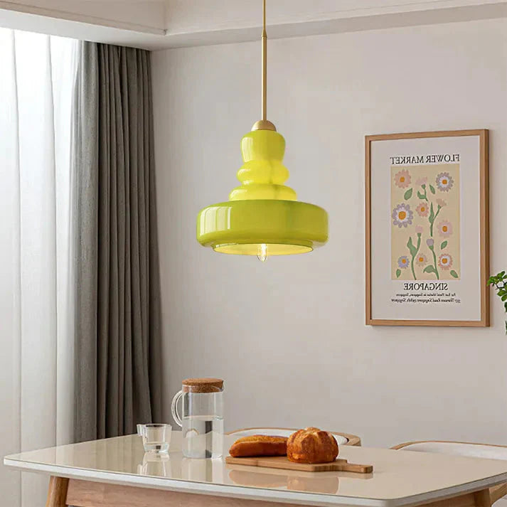 Bauhaus Glass Pendant Light | Vintage
