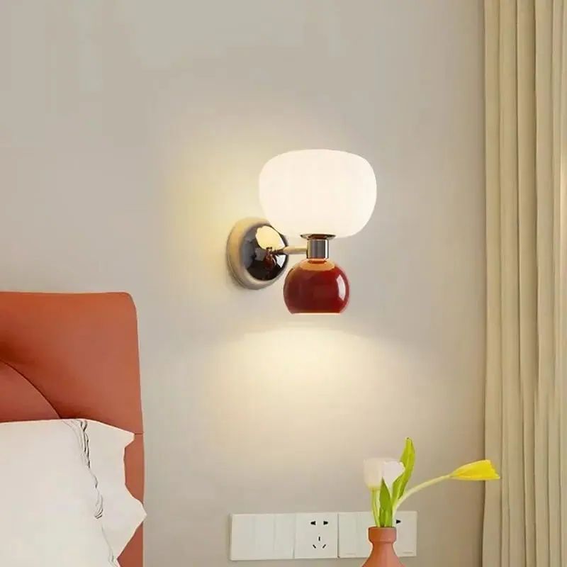 Bauhaus Style Cream Wall Light | LED Wall Lamp