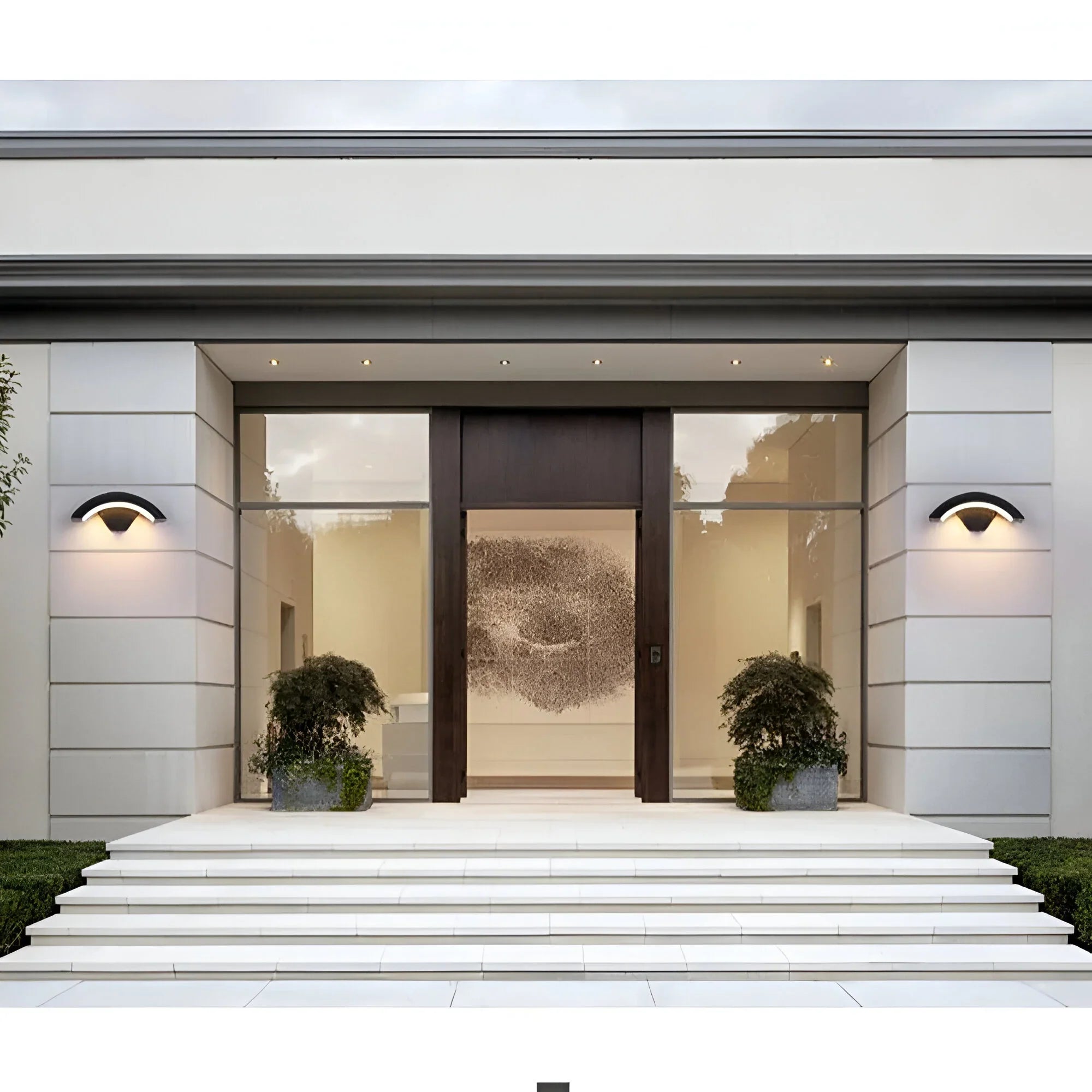 LumiGuard Outdoor LED Wall Light with Motion Sensor