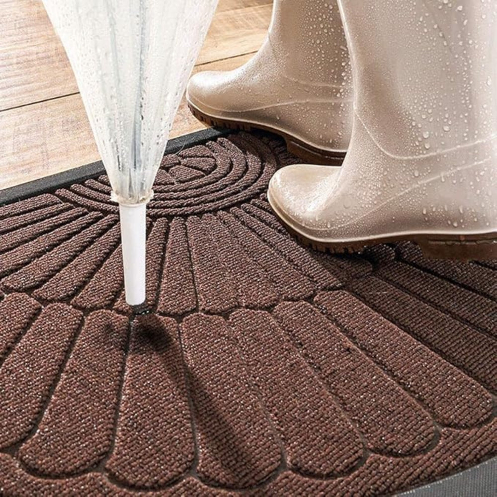 Semi-Circular Welcome Mat