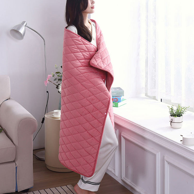 USB Portable Heated Blanket | Smooth Cozy Wrap | 3 Heat Settings