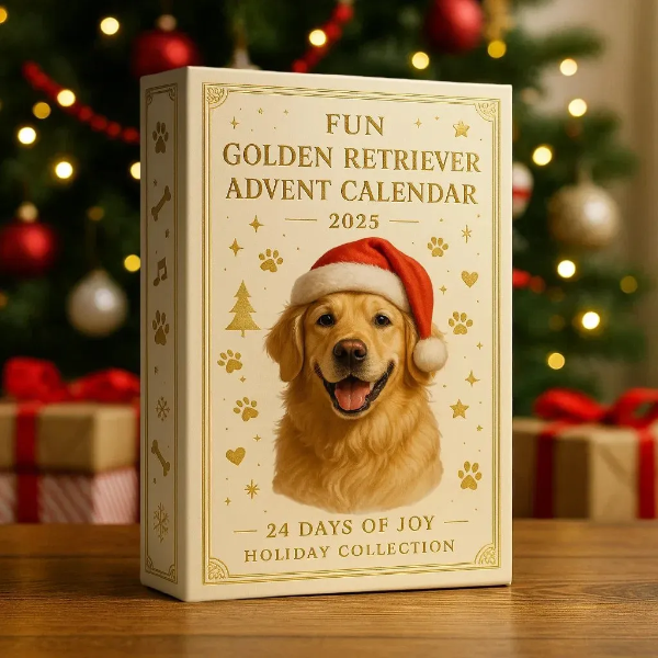 Golden Retriever Advent Calendar 2025 – 24 Cute Dog Gifts for Christmas