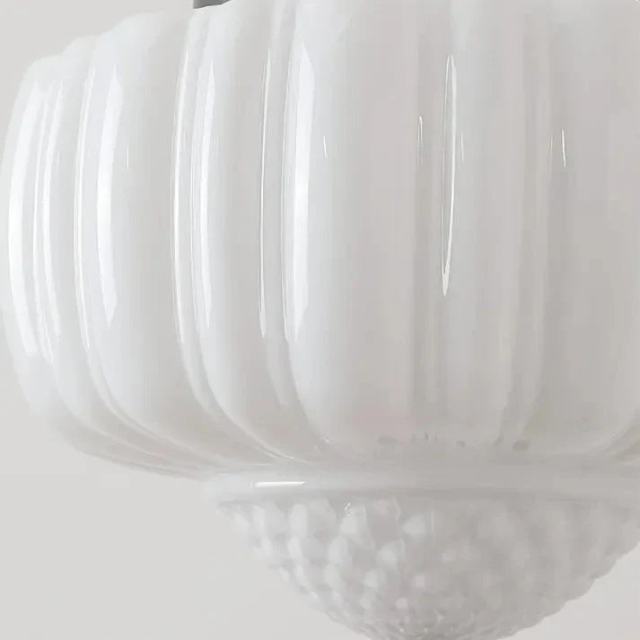 White Hanging Pendant Lamp | Minimalist Ceiling Fixture