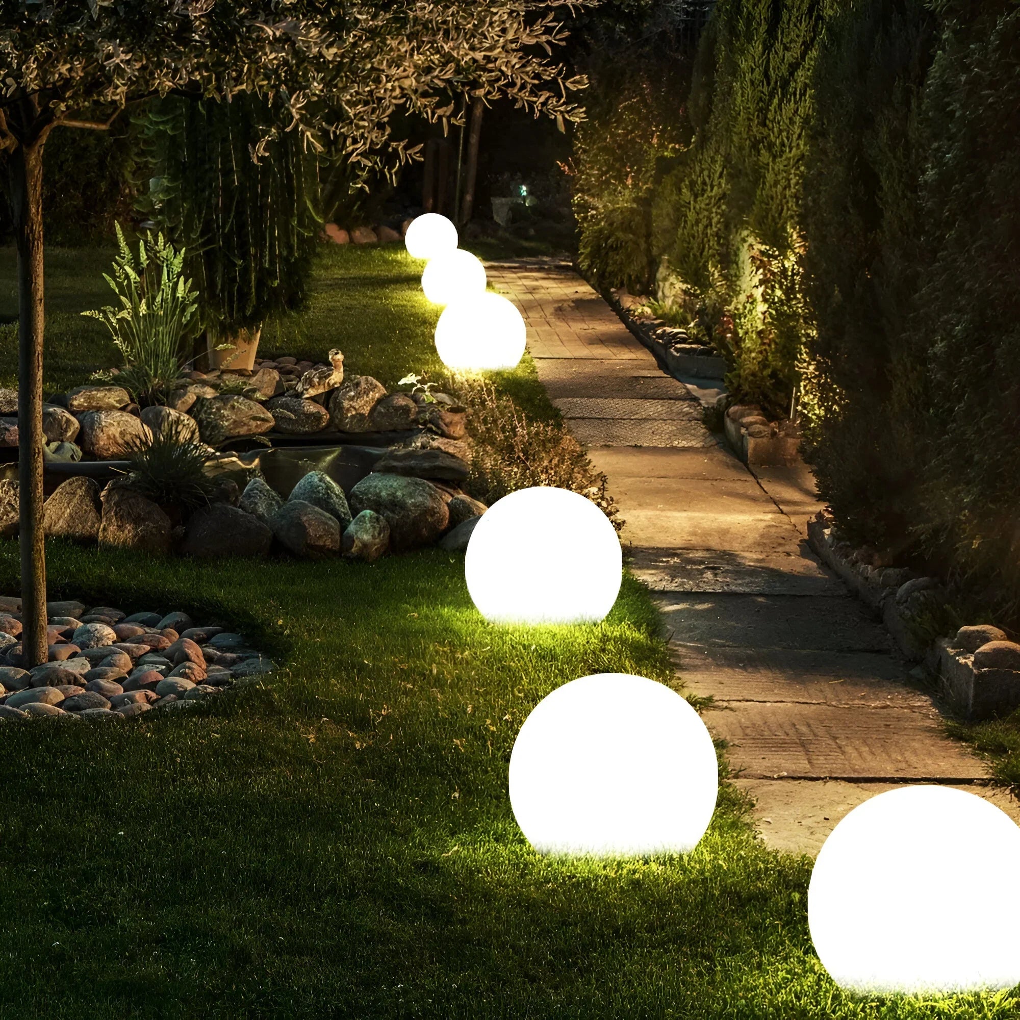 LumiGlobe Outdoor Globe Light – Weatherproof & Stylish