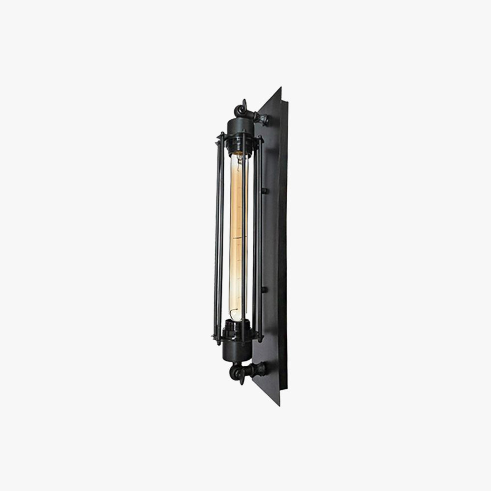 Vintage Cylinder Metal Wall Lamp – Metal Light in Multiple Colour Options