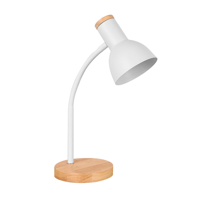 Sleek Modern Table Lamp with Metal Dome Shade – E27 Socket