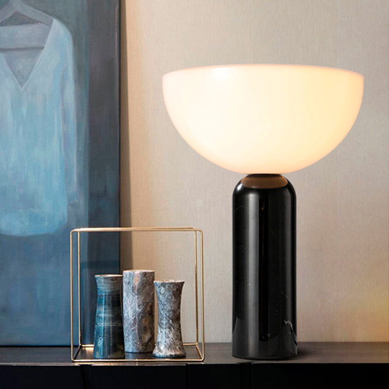Modern Semi-Round LED Table Lamp