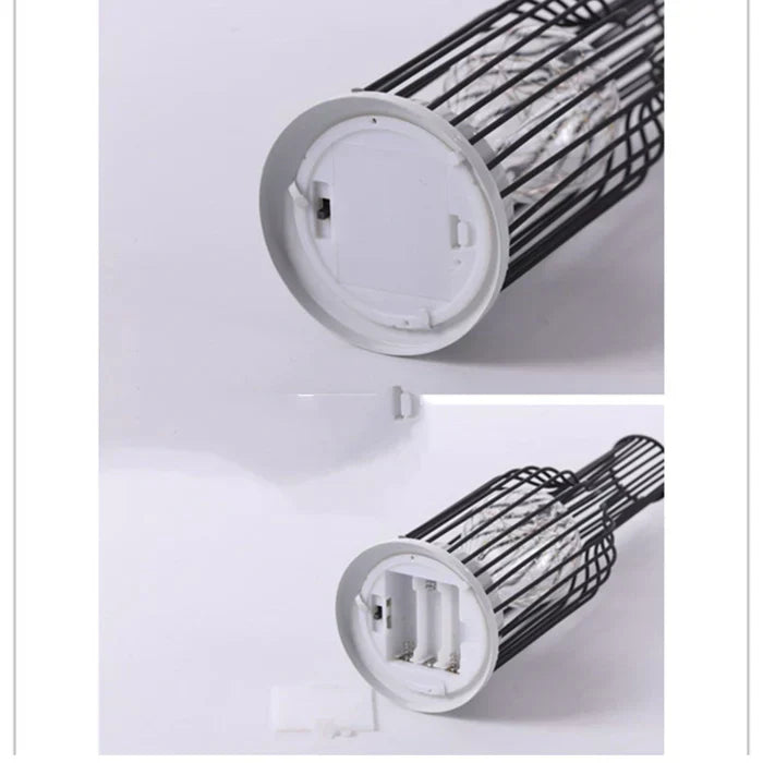 Retro Iron Art LED Table Lamp – Classic Desk Light