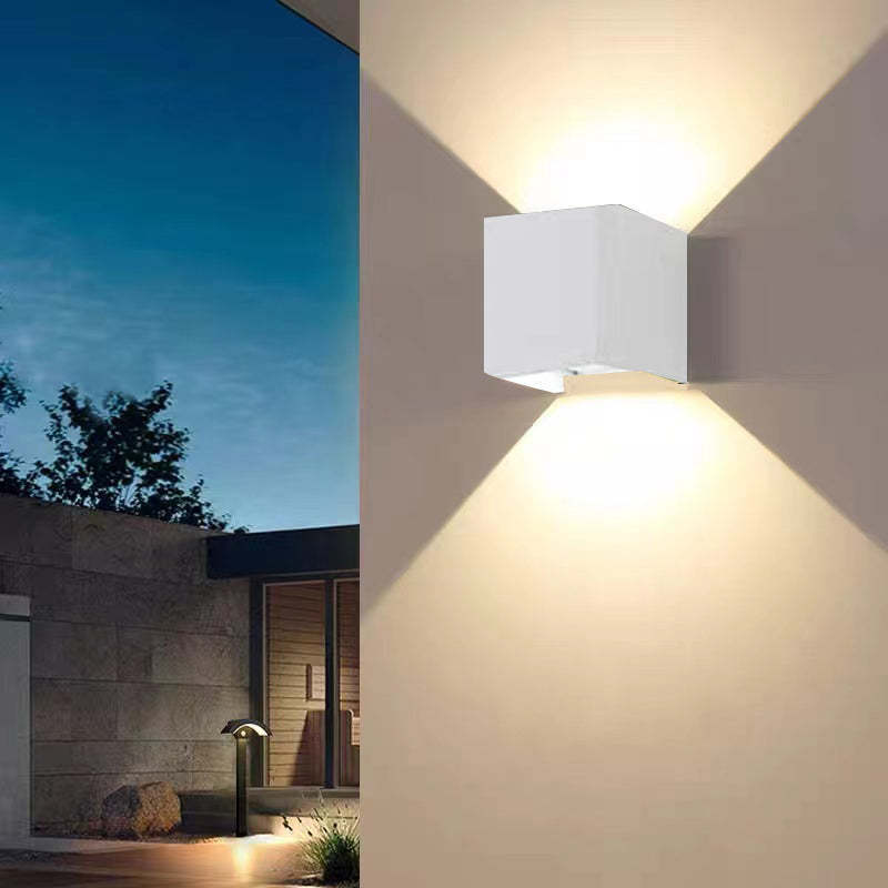 Modern Outdoor Wall Lamp – Waterproof Aluminum LED Fixture