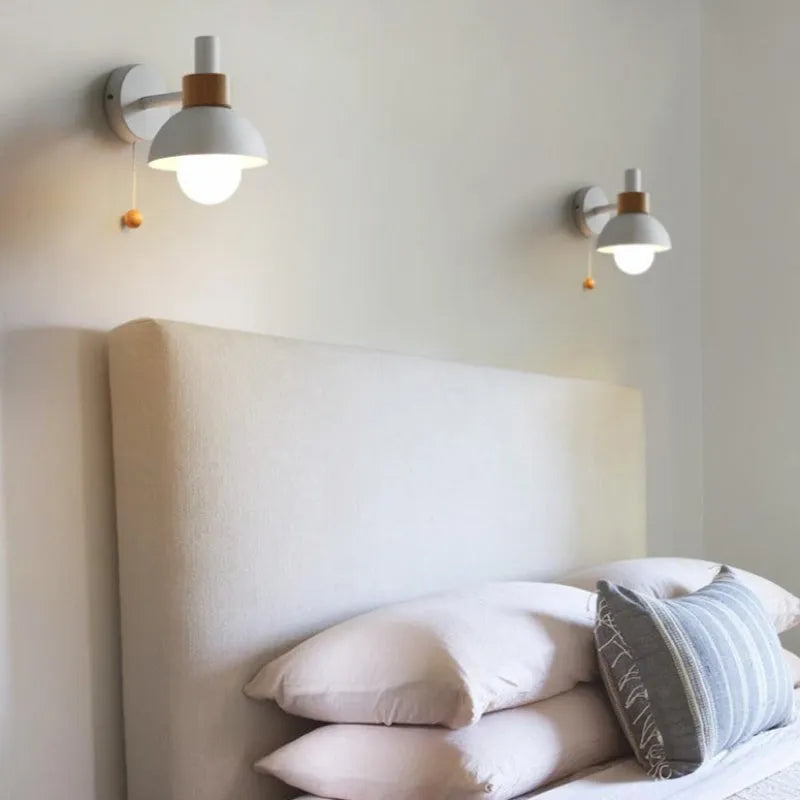 Contemporary LED Wall Light – Metal and Glass Fixture