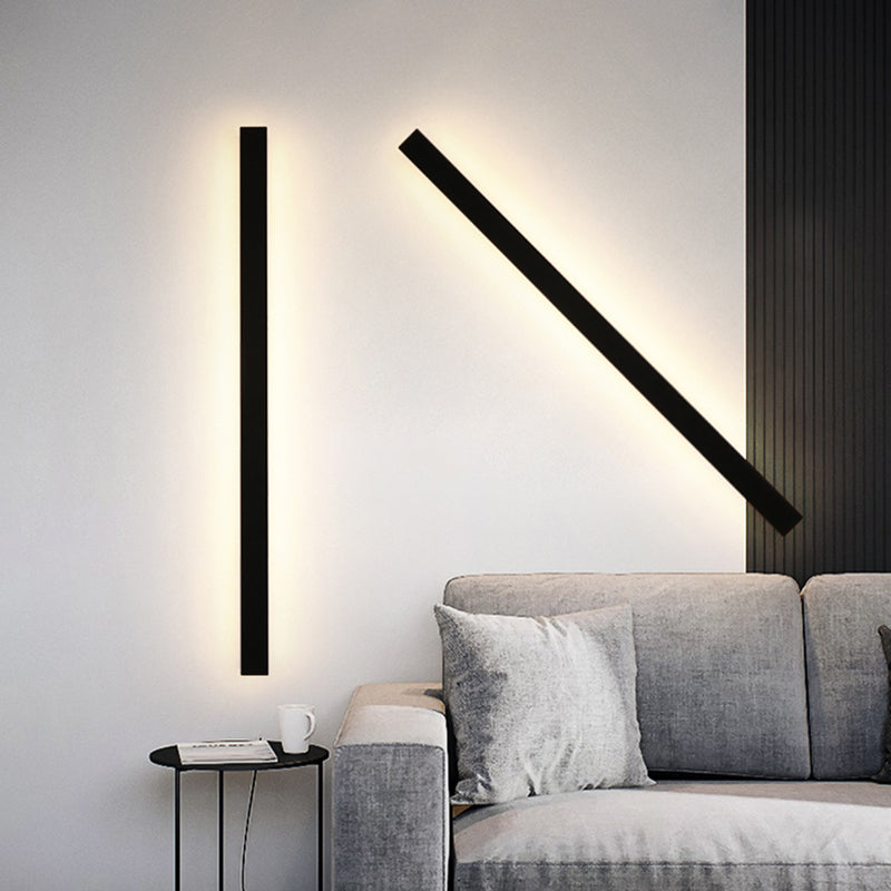 Outdoor Metal LED Linear Wall Lamp – IP65 Exterior Light